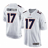 Nike Denver Broncos #17 Brock Osweiler 2016 White Men's Game Event Jersey,baseball caps,new era cap wholesale,wholesale hats